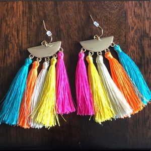 Earrings Tassel Easter Cinco de Mayo Festive